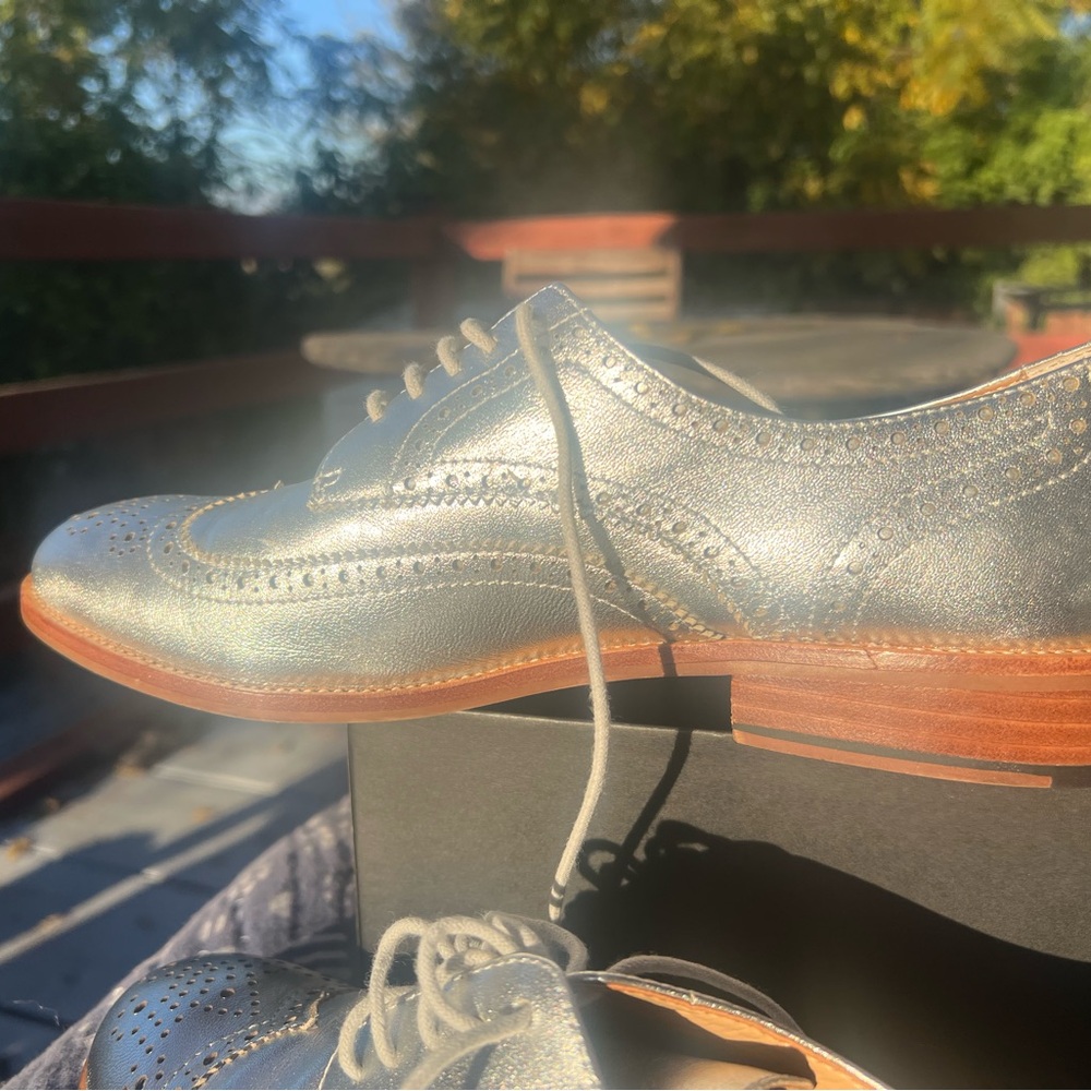 BANANA REPUBLIC Silver Oxford